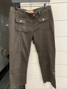 Blumarine olive slacks Sz 44